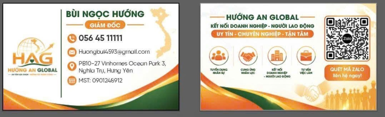 Card visit Hướng An Global